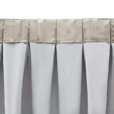 Ricardo Ricardo Grasscloth 2-Way Pinch Pleated with Back Tabs Curtain Panel Pair 04706-80-184-11